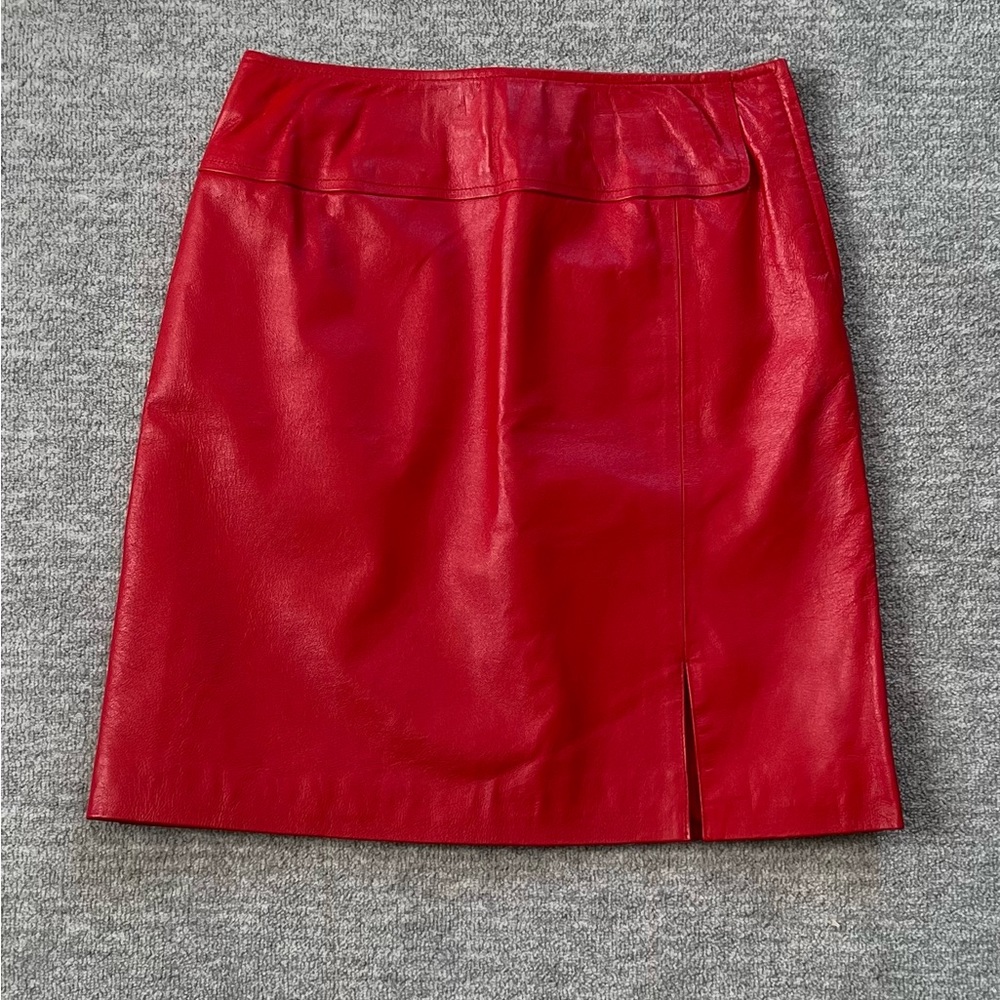Newport News Red Pencil Skirt